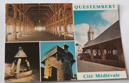 Questembert - 56 - Multivues : Halles, Eglise, Fontaine , Tour. - Questembert