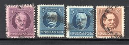 CUBA - LOT TIMBRES DE 1917 OBLITERES - Oblitérés