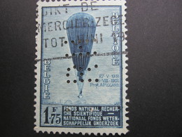 BELGIEN  ,  FIRMENLOCHUNG , Perfin , 2 Scans  , Selten - 1909-34