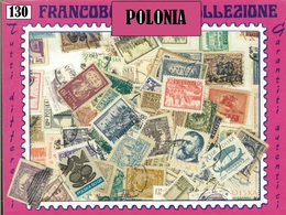 MIX DI 130 FRANCOBOLLI ASSORTITI SCELTI USATI POLONIA - POLAND 130 CANCELLED STAMPS - Sammlungen