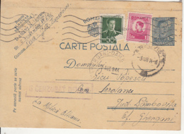 WW2, CENSORED DEVA 5, KING MICHAEL PC STATIONERY, ENTIER POSTAL, 1944, ROMANIA - 2de Wereldoorlog (Brieven)