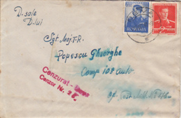 WW2, CENSORED DEVA 26, KING MICHAEL STAMP ON COVER, 1942, ROMANIA - World War 2 Letters