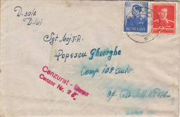 WW2, CENSORED DEVA 26, KING MICHAEL STAMP ON COVER, 1942, ROMANIA - 2. Weltkrieg (Briefe)