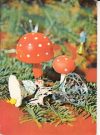 CPA PLANTS, MUSHROOMS, BELLS, ORNAMENTS - Champignons