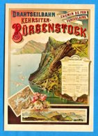 OLI504, Bürgenstock , Chemin De Fer, Bahn, Train, Repro D'affiche, O. Tröger, 1133, GF, Non Circulée - Autres & Non Classés