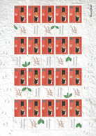 Gran Bretagna, 2000 Natale 2 Fogli Smilers, Perfetti - Persoonlijke Postzegels
