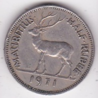 Ile Maurice 1/2 Rupee 1971  Elizabeth II. KM# 37 - Mauricio