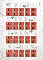 Gran Bretagna, 2001 Natale 2 Fogli Smilers, Rari, Perfetti - Personalisierte Briefmarken