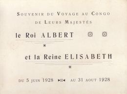 [CONGO BELGE] SOUVENIR DU VOYAGE AU CONGO DE LEURS MAJE - Autres & Non Classés
