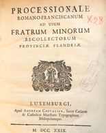 PROCESSIONALE ROMANO-FRANCISCANUM Ad Usum Fratrum Minor - Autres & Non Classés