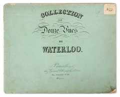 [BELGIQUE] COLLECTION DE DOUZE VUES DE WATERLOO. - Cartes Topographiques