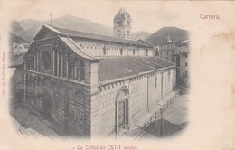 CARTOLINA - CARRARA - LA CATTEDRALE ( XIII SECOLO) VIAGGIATA PER GENOVA - Carrara