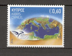 Cyprus 2014 EUROMED POSTAL - The Mediterranean MNH - European Ideas