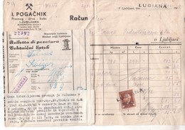 5404  LUBIANA  ITALIEN -DEUTSCH BESETZUNG  LUBIANA   1943 - Ocu. Alemana: Lubiana