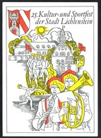 D1974 - Lichtenstein Anlaßkarte Sportfest - Lichtenstein