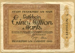 Allemagne 1 Million Mark Francfort 1923 - 1 Mio. Mark