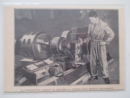 France - Stroboscope    -  Coupure De Presse De 1928 - Andere Toestellen