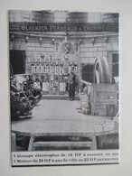 Paris -  Groupe électrogène Du Journal L'illustration   -  Coupure De Presse De1910 - Otros Aparatos