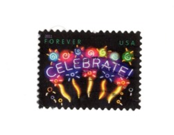 Etats Unis D'Amérique USA  2011 US 4320 Neon Celebrate Fêtes | Voeux - Used Stamps