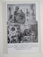 BOBIGNY  -  MACHINERIE Ascenseur Roux Combaluzier Journal "L Illustration"    -  Coupure De Presse De 1933 - Andere Geräte