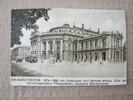 Wien / Burgtheater, 1874 - 1888 / Picture, Clip From A Cigarette Box ( 25 MEMPHIS Zigaretten Österr. - Tabak Regie ) - Autres & Non Classés