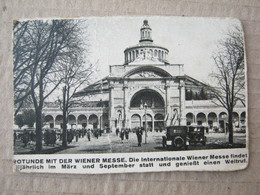 Rotunde Mit Der Wiener Messe / Picture, Clip From A Cigarette Box ( 25 MEMPHIS Zigaretten Österr. - Tabak Regie ) - Autres & Non Classés