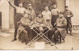 Cpa Carte Photo Soldats Grande Guerre. - War, Military