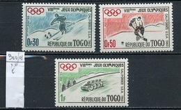 JO Squaw Valley - Togo 1960 Y&T N°300 à 302 - Michel N°276 à 278 *** - Jeux Olympiques D'hiver - Inverno1960: Squaw Valley