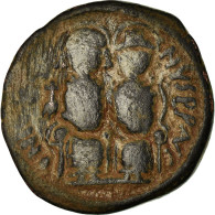 Monnaie, Justin II, Follis, 569-570, Nicomédie, TB, Cuivre, Sear:369 - Byzantine