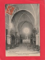 Cpa. 82. Monclar-de-Quercy. Intérieur De L'Eglise ( 2 Scans ) - Montclar De Quercy