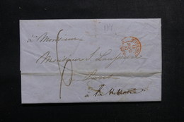 ETATS UNIS - Lettre De New York Pour Paris En 1847  - L 52907 - …-1845 Voorfilatelie