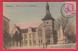Sprimont - Hôtel De Ville Et Monument -1927 ( Voir Verso ) - Sprimont