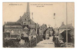 37 INDRE ET LOIRE - FONDETTES La Nouvelle Rue Le Jour De L'inauguration En 1907 - Fondettes