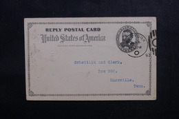 ETATS UNIS - Entier Postal Réponse De New York Pour Knoxville En 1903 - L 52932 - 1901-20