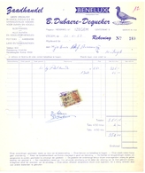 Factuur Facture - Zaadhandel Duiven & Vogels B. Dubaere - Dequeker - Izegem 1953 - Landbouw