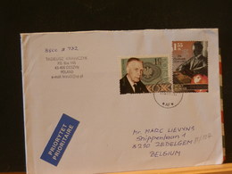 85/127   LETTRE   POLOGNE  POUR LA BELG. - Storia Postale