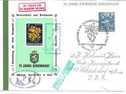 1618z: 15 Jahre Bergwacht, Trägerpost 17.3.1969 Von St. Radegund Nach Graz- Dekorativer Heimatbeleg ! - St. Radegund