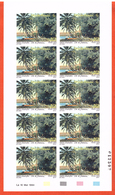 POLYNESIE N°459/61** PAYSAGES FEUILLES NON DENTELEES - Imperforates, Proofs & Errors