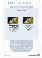 FL+ Liechtenstein 2012 Mi 1628 / D Mi 2940 Pfälzer Hütte ETB - Cartas & Documentos