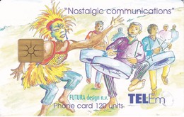 TARJETA DE SAINT MAARTEN  DE NOSTALGIC COMMUNICATIONS - Antillen (Nederlands)