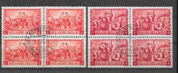 699/700 In Blok Van 4 Met 700 V3  ( Luchtballon ) - Used Stamps