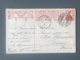 Suisse, Entier Carte Postale Illustrée 10c. 1909 - TAD Genève 1910 - (B2780) - Postwaardestukken
