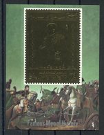 RC 15405 YEMEN TIMBRE OR - GOLD NAPOLEON BLOC FEUILLET NEUF ** MNH TB - Yemen