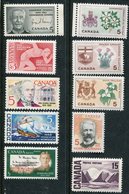 CANADA 1964-67-  10 TIMBRES MINT [MNH] LUXE ** - Collections