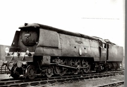 Photographie D'une Locomotive 34084 - Reproduction - Trains