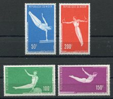 RC 15418 NIGER PA N° 137 / 140 - GYMNASTIQUE COTE 10€ NEUF ** MNH TB - Níger (1960-...)