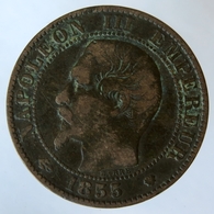 F11627.1 - FRANCE - 5 Centimes Napoléon III - 1855 MA Ancre - 5 Centimes