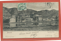 LEVANT FRANCAIS CARTE POSTALE AFFRANCHIE DE MERSINA DE 1909 POUR MAMERS FRANCE - Covers & Documents