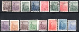 LOT SERIE COURANTE 1911 NEUF* ET OBLITERES - Unused Stamps