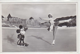 Mickey-Mouse And Sonja Henie In St. Moritz - World Championship 1938        (P-216-90416) - Otros